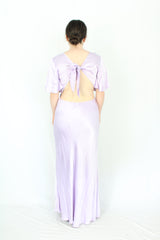 Blak Luxe - Lilac Satin Dress