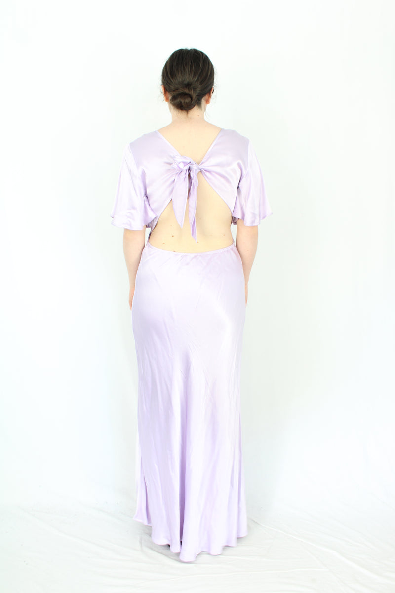 Blak Luxe - Lilac Satin Dress