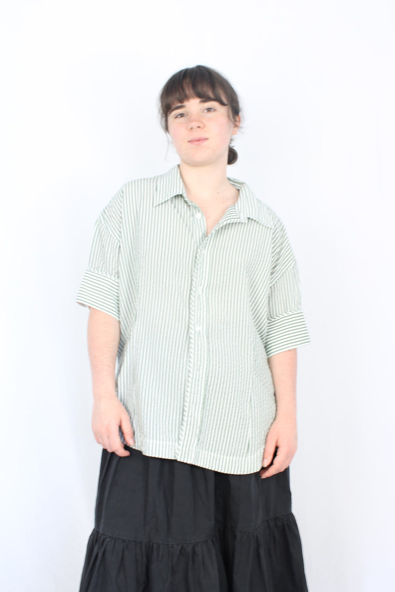 Bassike - Boxy Striped Shirt