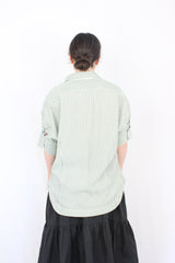 Bassike - Boxy Striped Shirt
