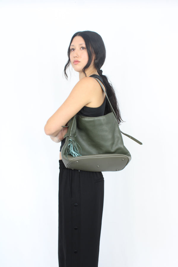 Benah for Karen Walker - Leather Shoulder Bag