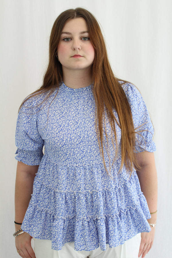 Seeking Lola - Floral Babydoll Top