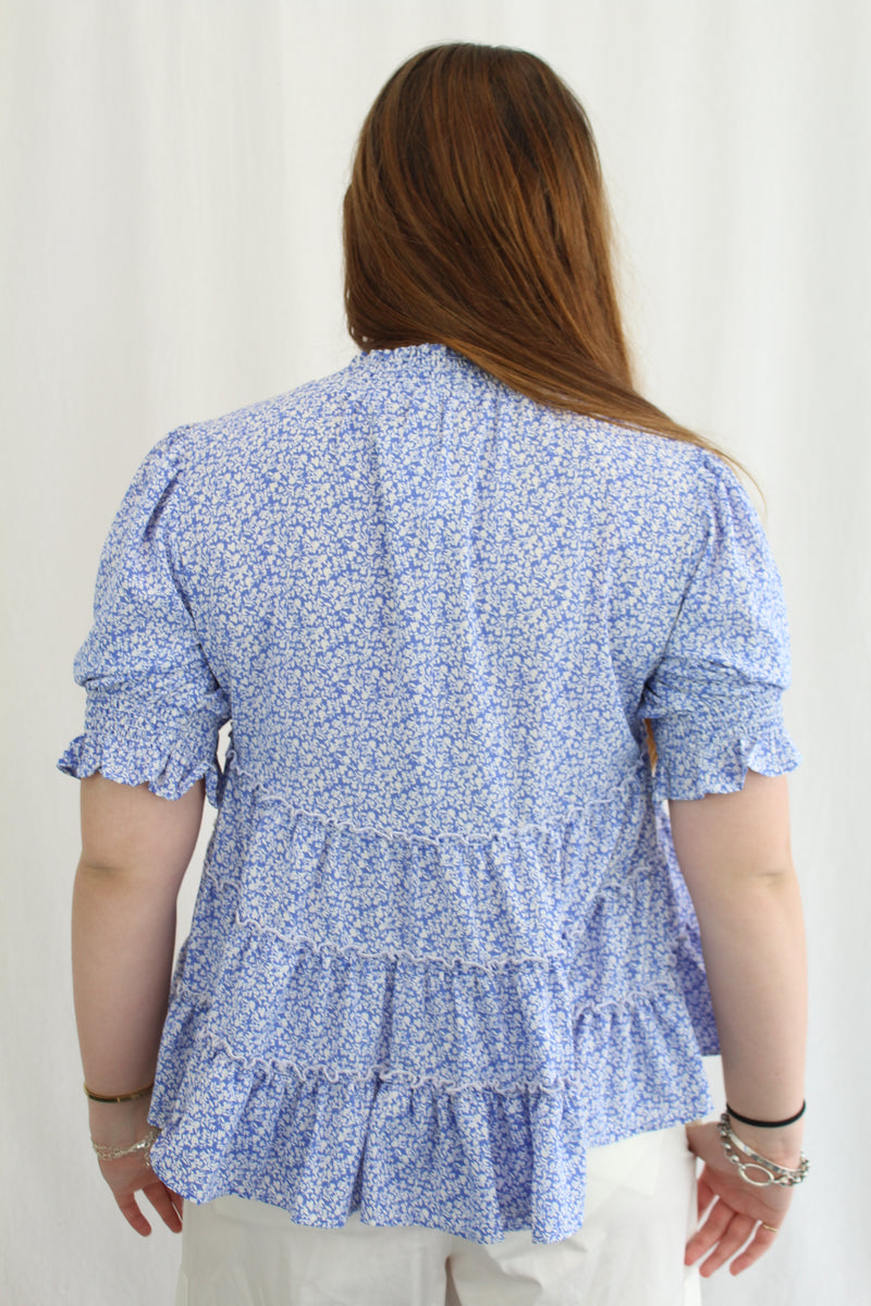 Seeking Lola - Floral Babydoll Top