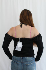 Ganni - Ruched Long Sleeve NWT