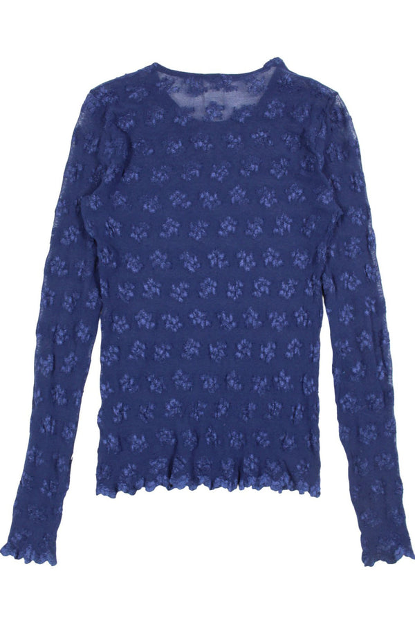 DKNY - Long Sleeve Mesh Top