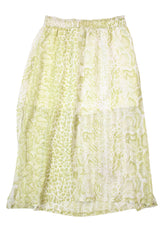 All Saints - Snake Chiffon Midi Skirt