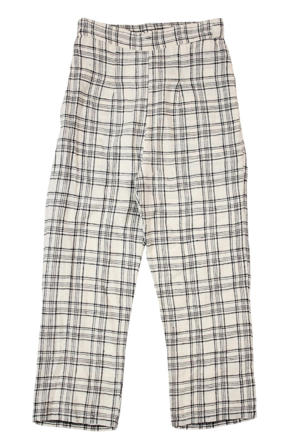 INJIRI - Plaid Linen Pants