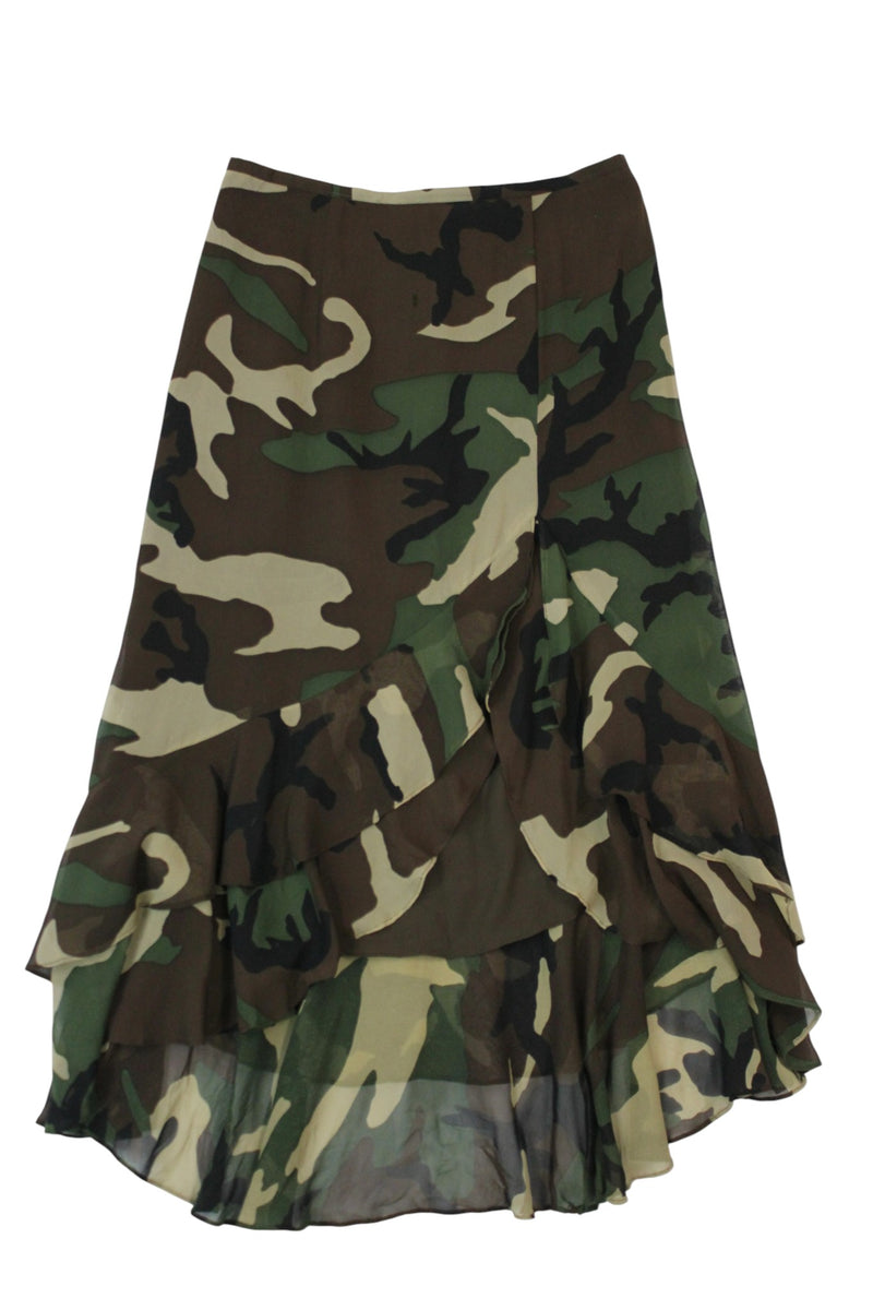 Nicole Miller - Camoflage Print Skirt