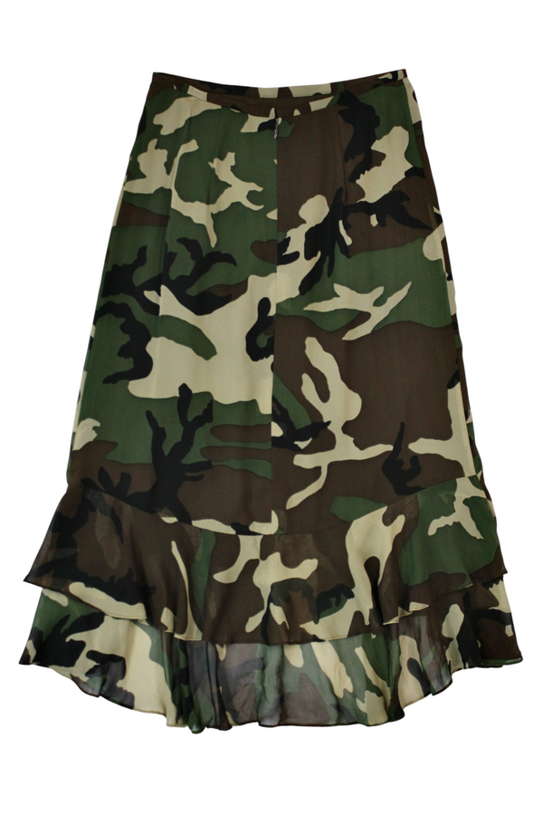 Nicole Miller - Camoflage Print Skirt
