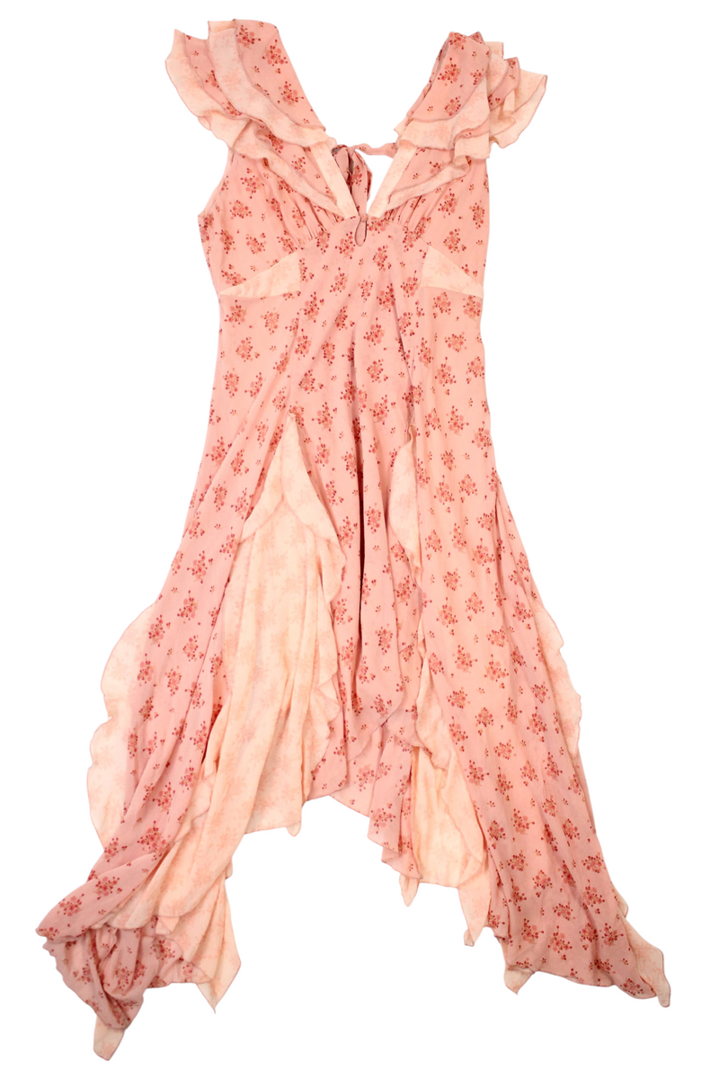 Free People - Floral Frill Maxi