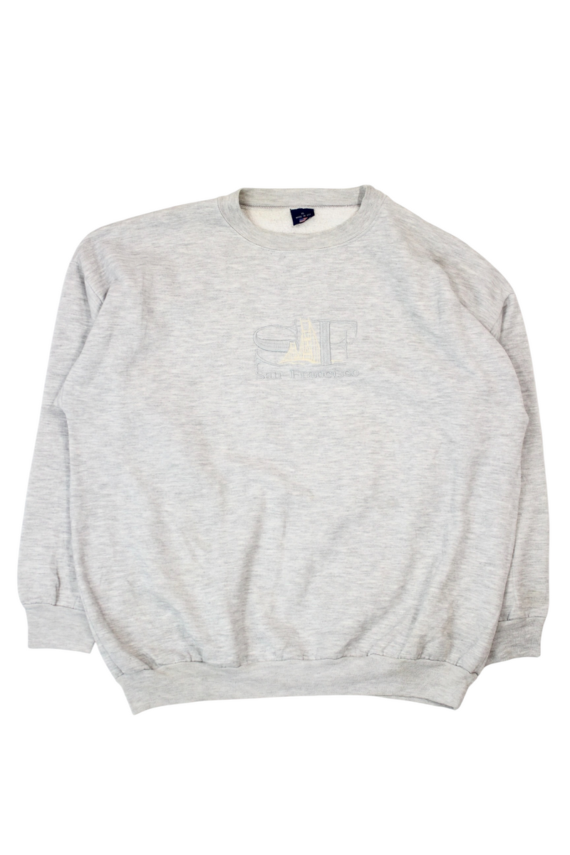 USA - Embroidered San Fran Crewneck