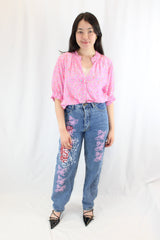 Small Talk - Graphic Print Jeans