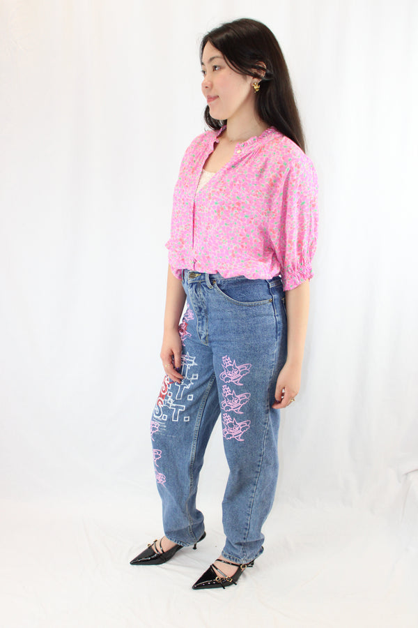 Small Talk - Graphic Print Jeans