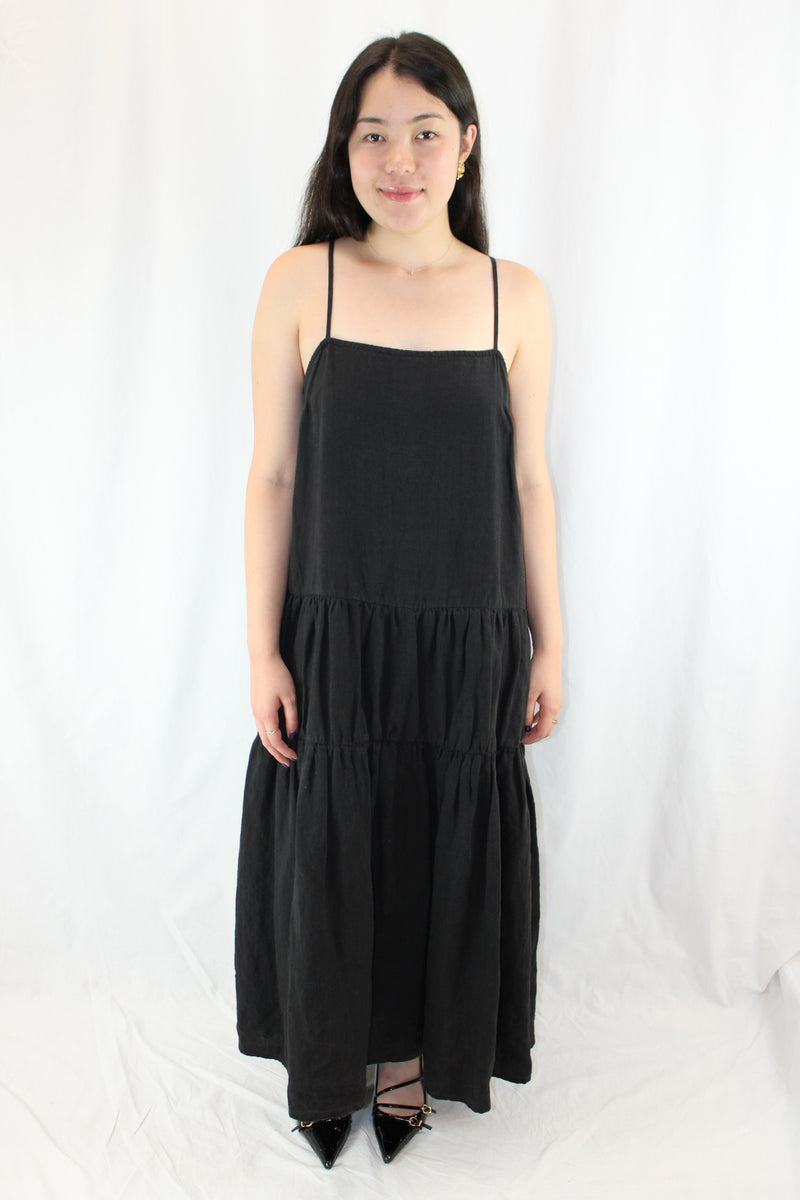 Marle - Linen Tiered Dress