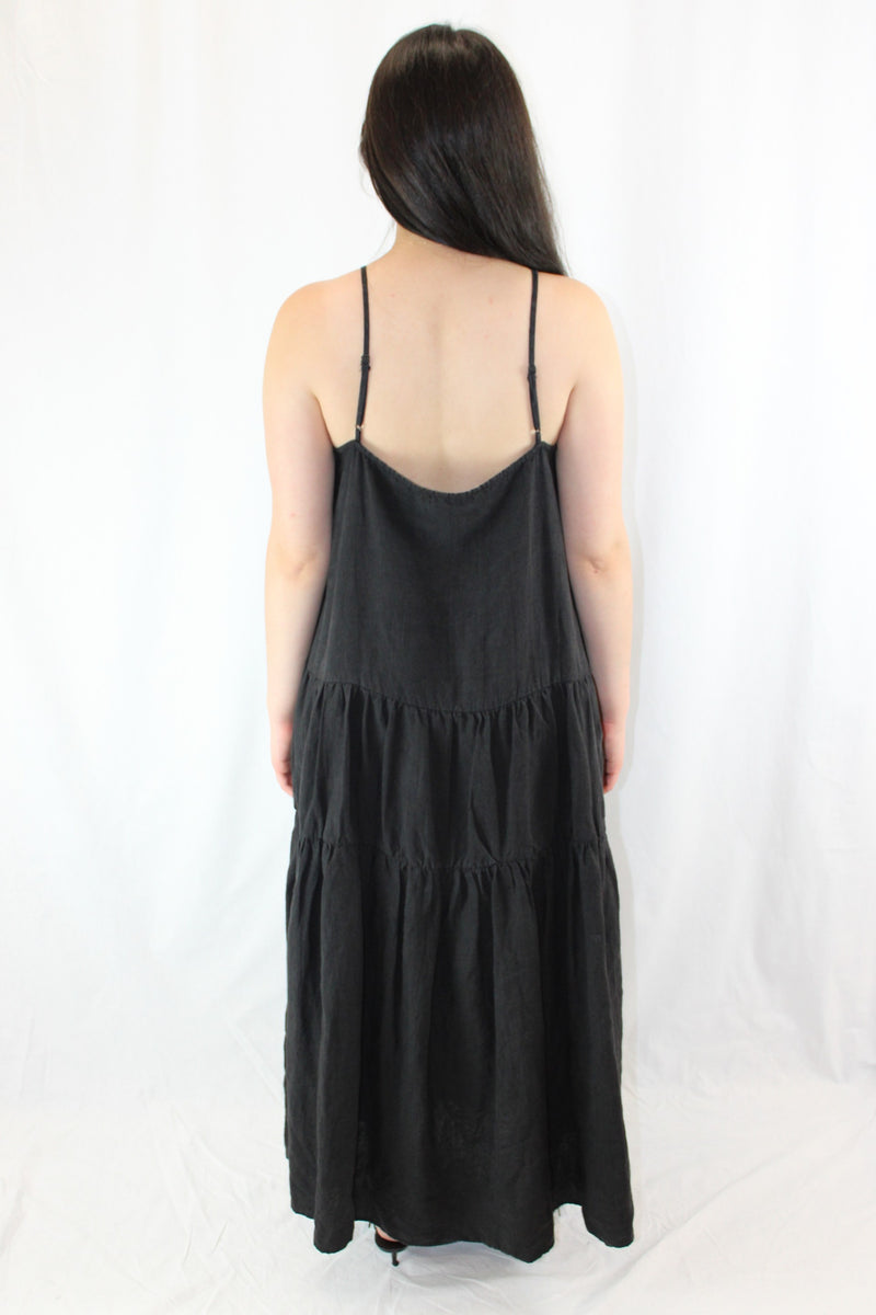 Marle - Linen Tiered Dress