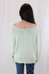 Olive - Pastel Knit Sweater