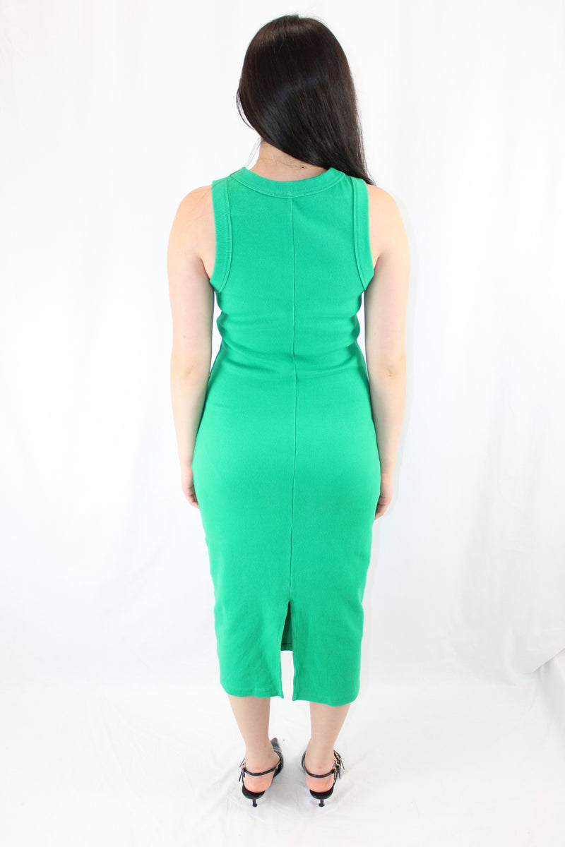 Mineral - Ribbed Midi Dress