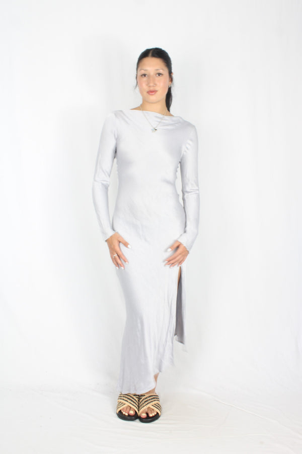 Bec + Bridge - Silver Backless Dress
