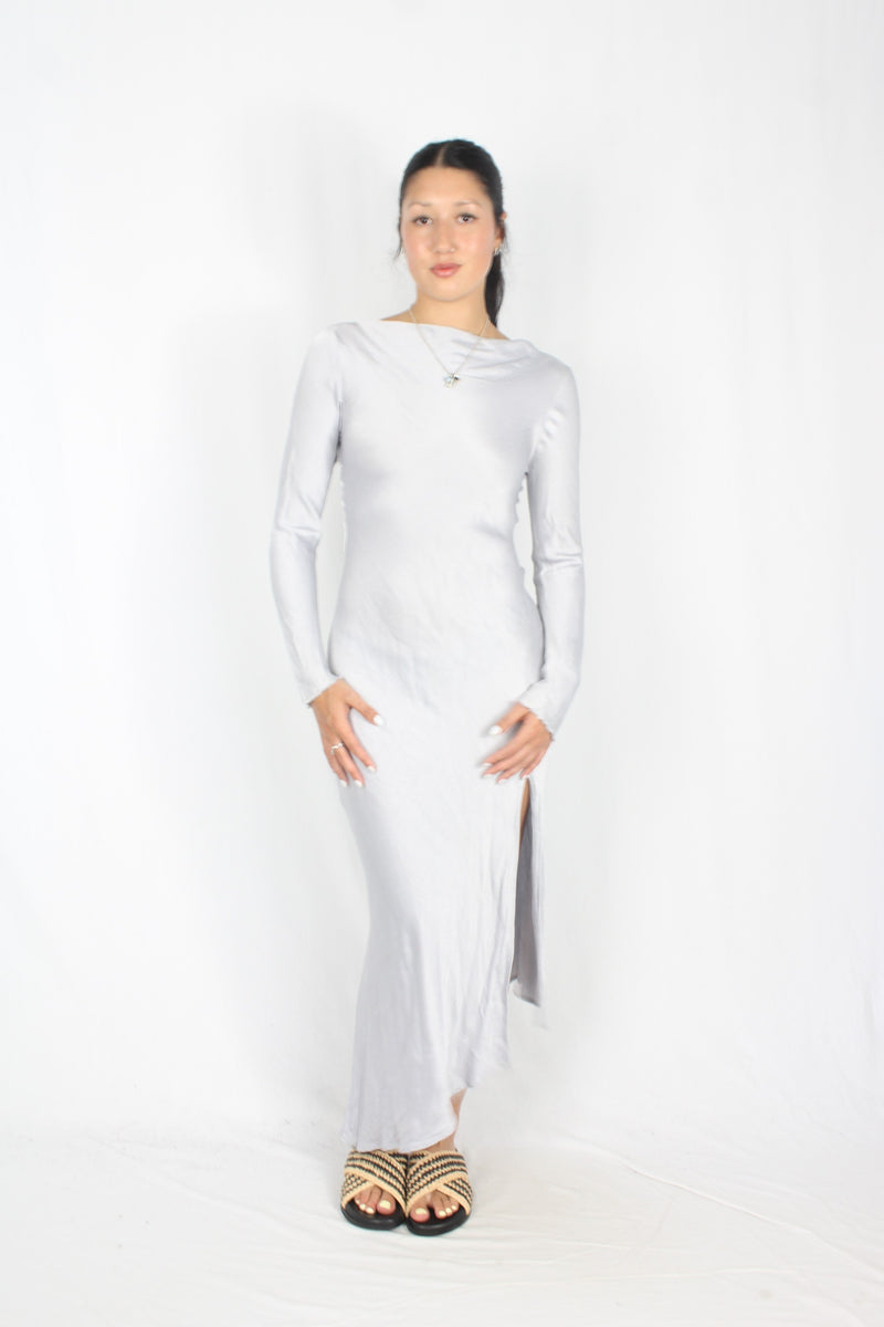 Bec + Bridge - Silver Backless Dress