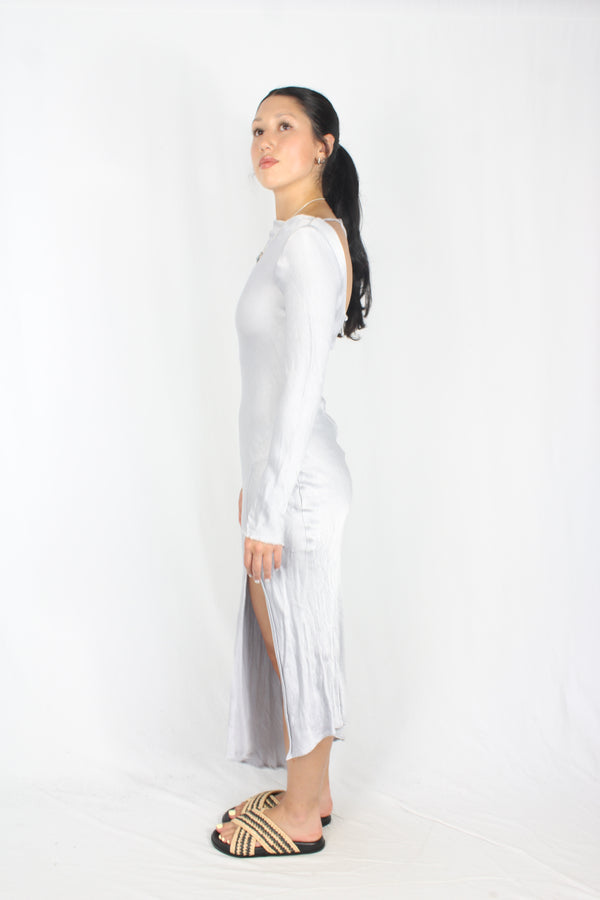 Bec + Bridge - Silver Backless Dress