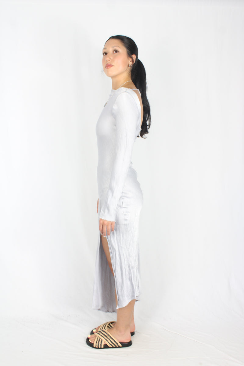 Bec + Bridge - Silver Backless Dress