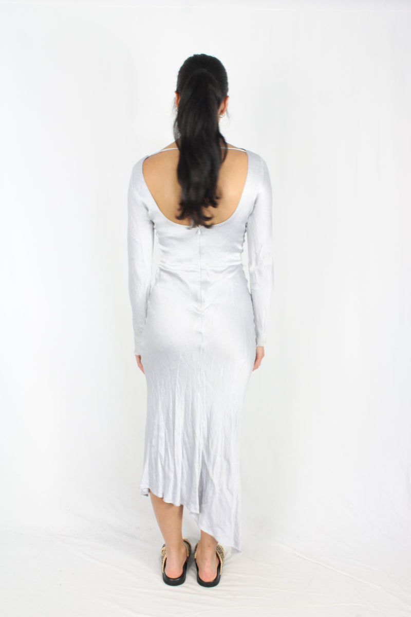 Bec + Bridge - Silver Backless Dress
