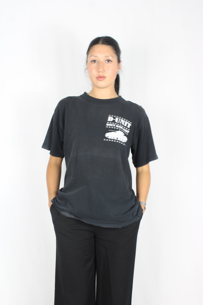180 Classic - Vintage Distressed D-Unit Tee