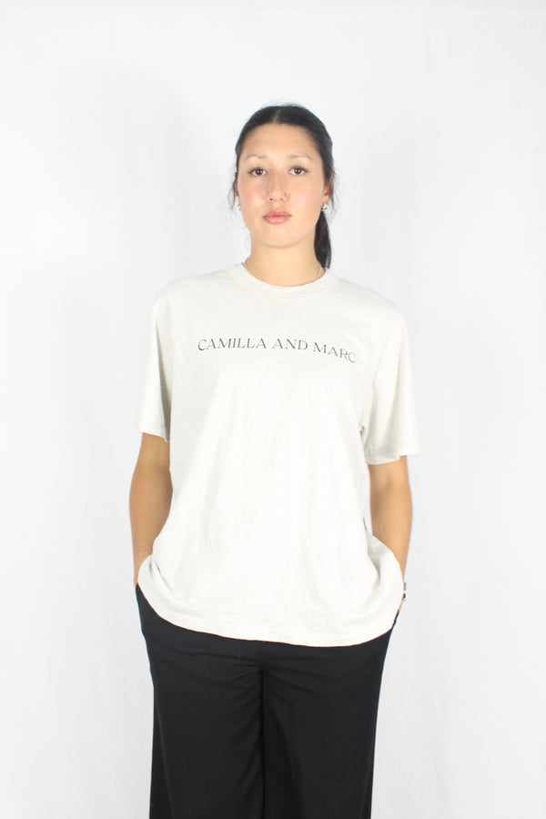 Camilla and Marc - Oatmeal Marle Asher Tee