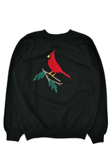 Hanes - Embroidered Cardinal Crewneck