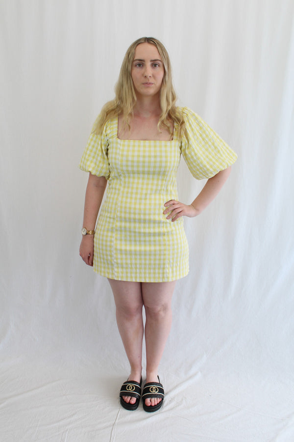 SNDYS - Gingham Mini Dress