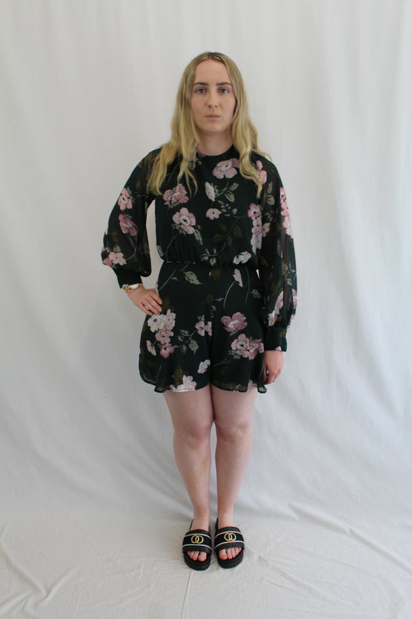 Ruby - Floral Playsuit