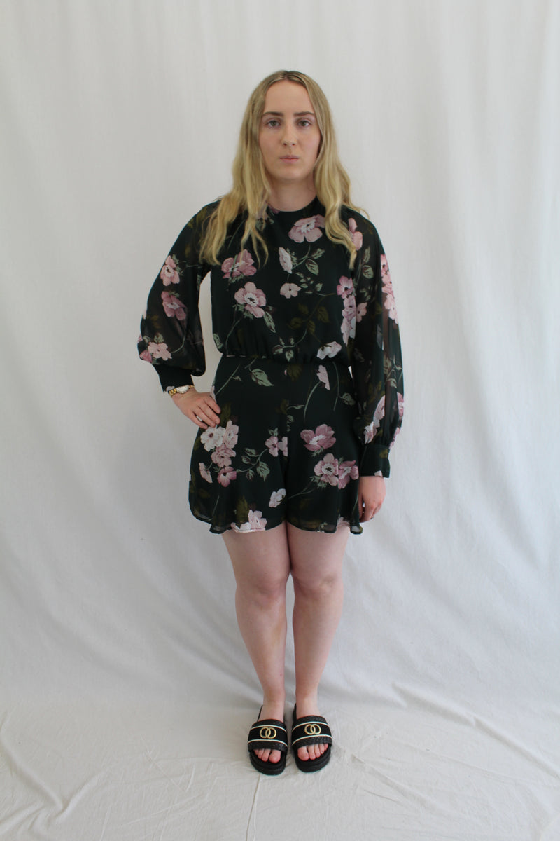 Ruby - Floral Playsuit