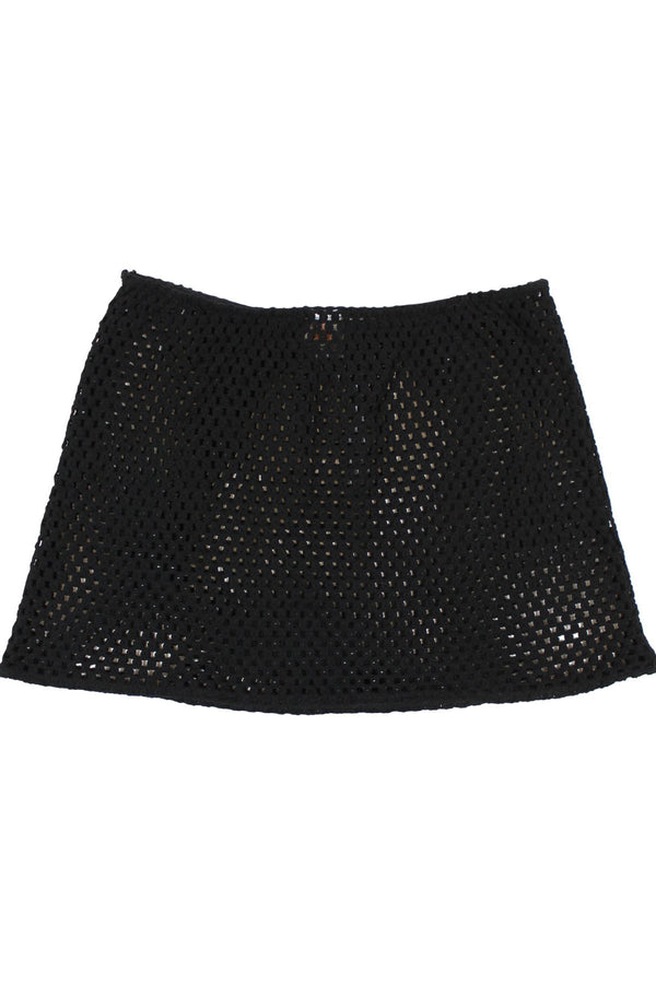 With Jean - Net Mini Skirt