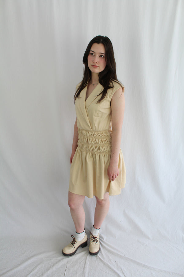 Cue - Shirred Mini Dress