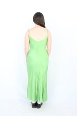 Mineral - Green Slip Dress
