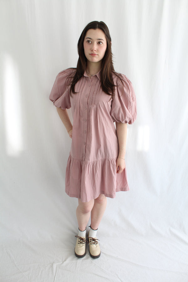 Willa- Baby-doll Midi Dress