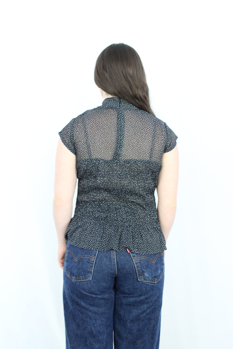 Sass - Polka Dot Top