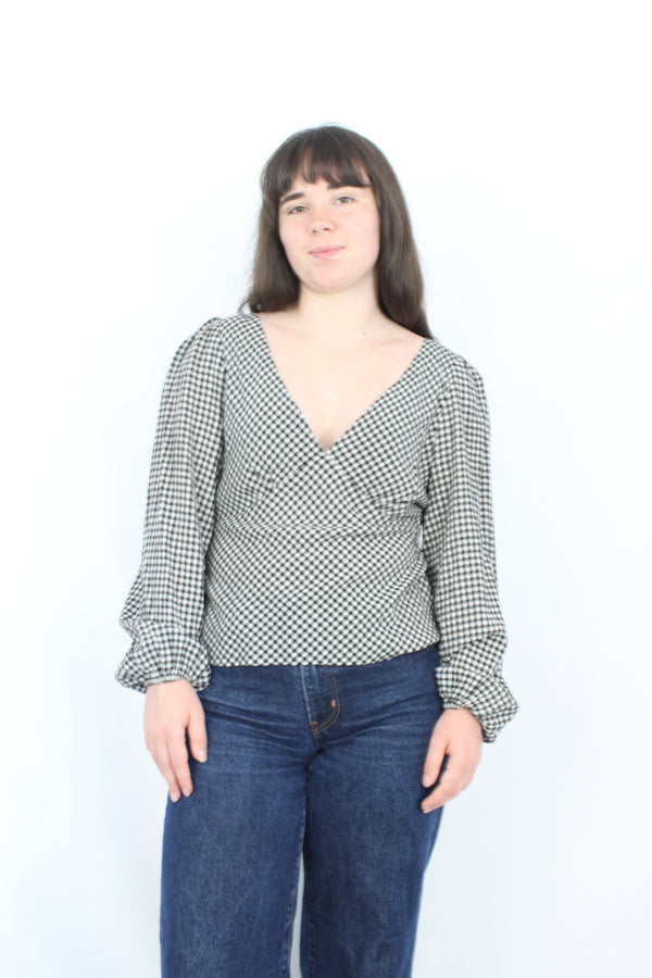 Among The Brave - Gingham Top