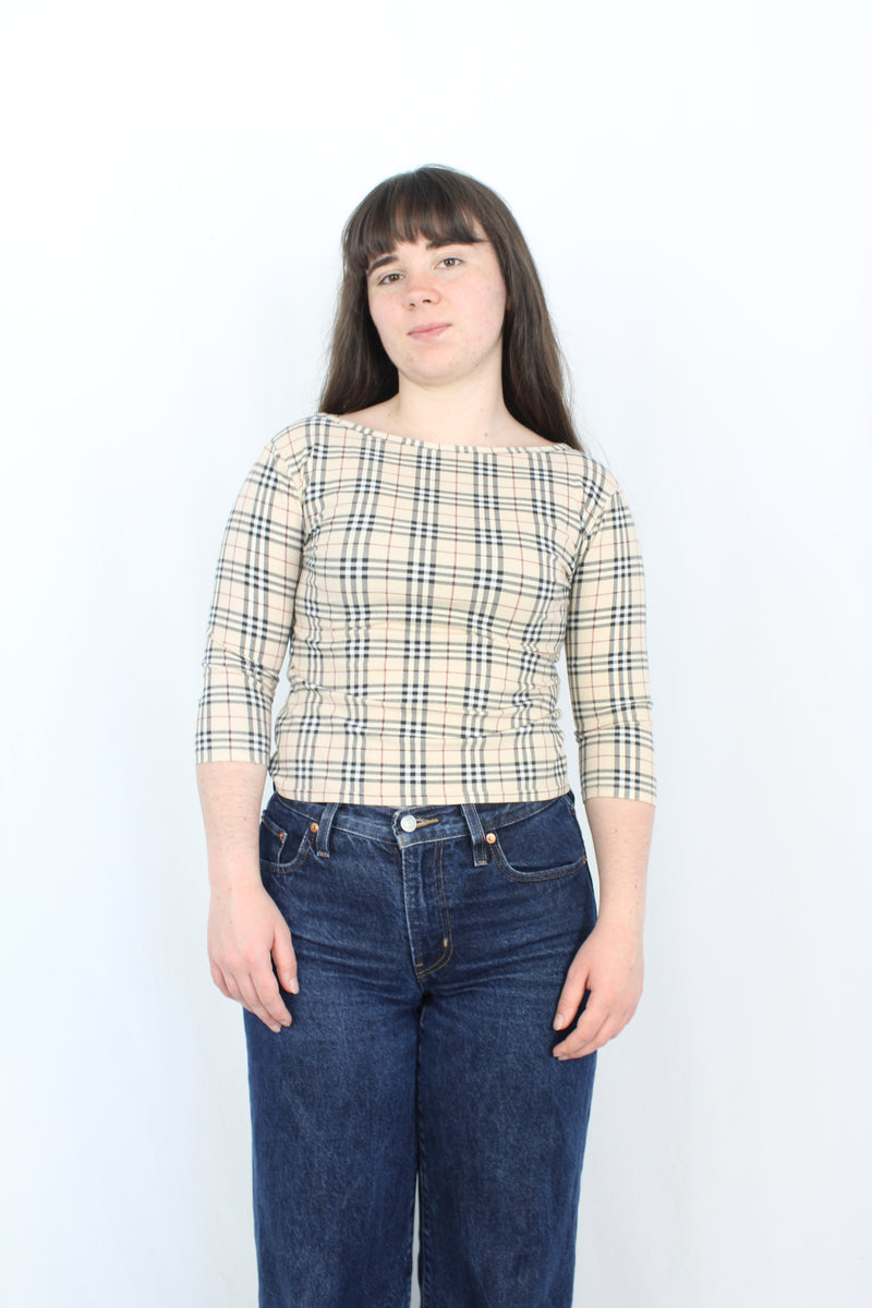 Burberry - Plaid Top