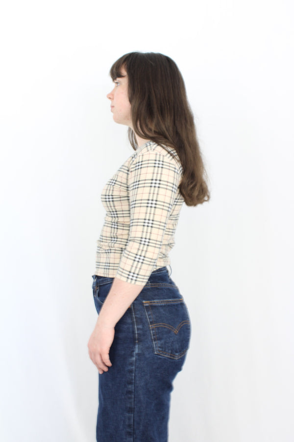 Burberry - Plaid Top