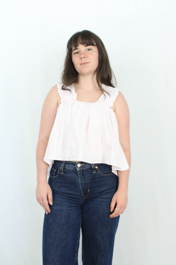 Zara - Pink Puff Top