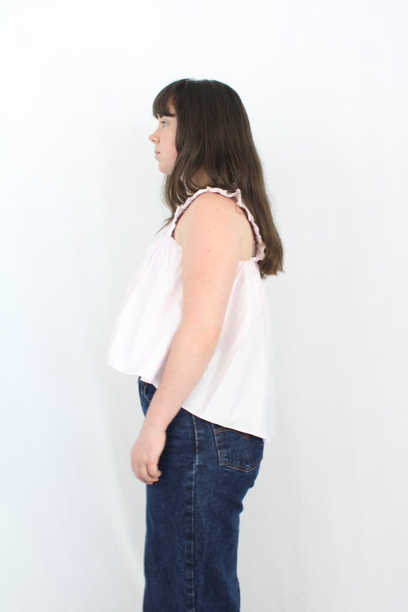 Zara - Pink Puff Top