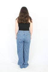 Bronze Snake - Wide Leg Jeans