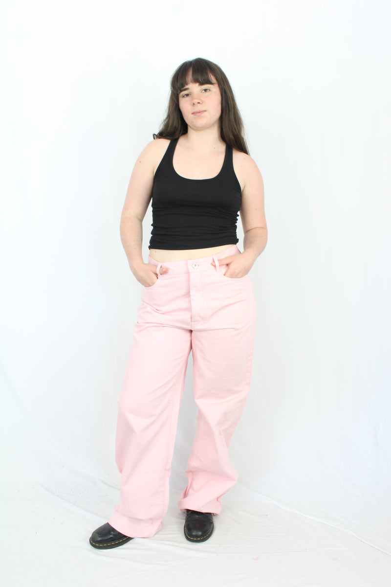 Kowtow - Pink Wide Leg Jeans