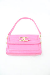 Mi Piaci - Croc Leather Bag