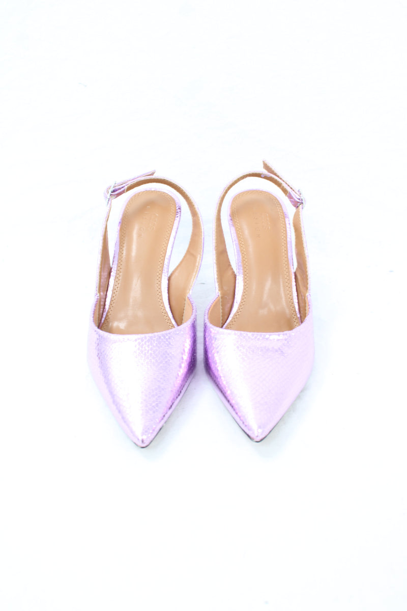 ASOS Design - Metallic Slingback Heels