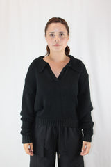 Bassike - Cropped Chunky Knit Jumper