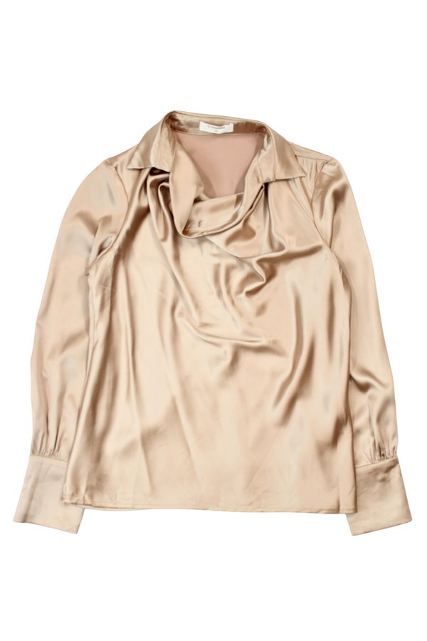Commense - Gold Satin Top