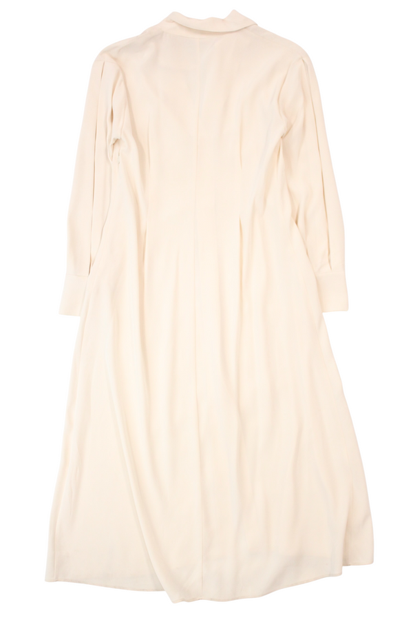 Vince - Reverse Satin Drape Midi Dress