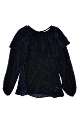 The Great - Velvet Spot Top